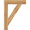 Ekena Millwork Traditional Block Rough Sawn Bracket, Western Red Cedar, 6"W x 34"D x 46"H BKT06X34X46TRA05RWR - alternate 4